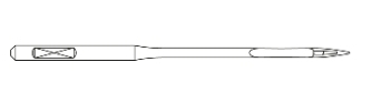 картинка Швейная игла Groz-Beckert 750 SC для петельных машин
