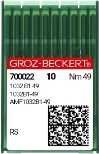 картинка Швейная игла Groz-Beckert 1032 B1 49 для имитации ручного стежка