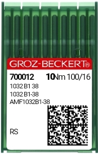 картинка Швейная игла Groz-Beckert 1032 B1 38 для имитации ручного стежка