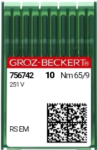 картинка Швейная подшивочная игла Groz-Beckert 251 V