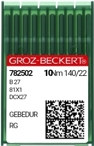 картинка Швейная игла Groz-Beckert B27 для оверлоков