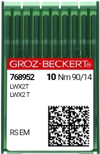 картинка Швейная игла Groz-Beckert LWx2 T для потайного стежка