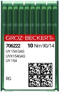 картинка Швейная игла Groz-Beckert UY 154 GAS для оверлоков