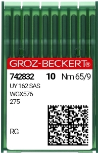 картинка Швейная игла Groz-Beckert UY 162 SAS для оверлоков