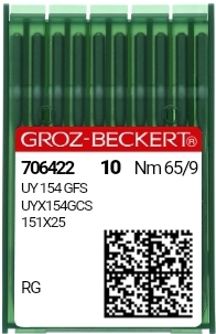 картинка Швейная игла Groz-Beckert UY 154 GFS для оверлоков