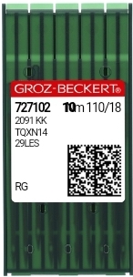 картинка Швейная игла Groz-Beckert 2091 KK для пришивания пуговиц
